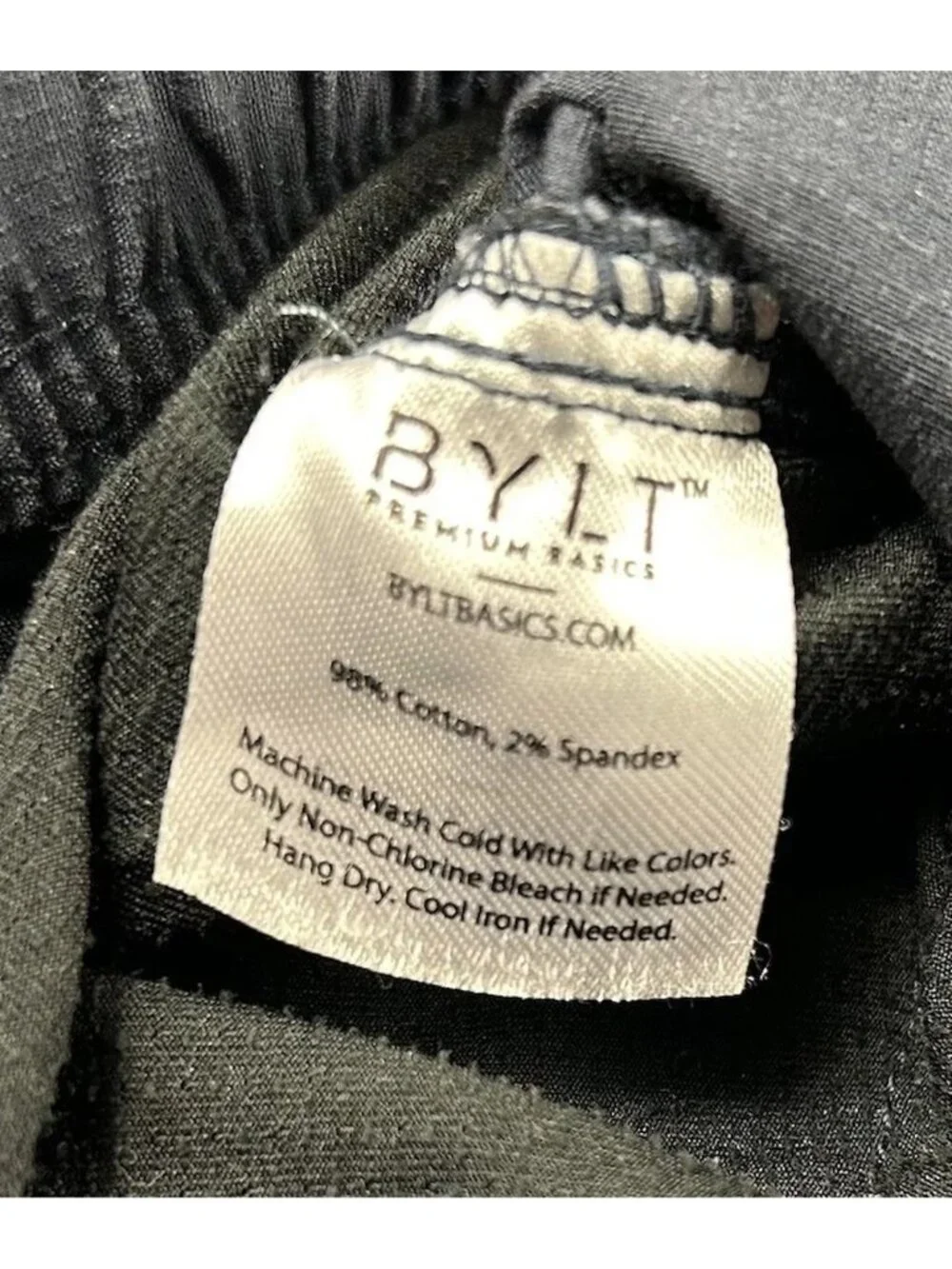 Bylt Premium Basics Pants Womens XL Ripstop Blue Drawstring Stretch Casual